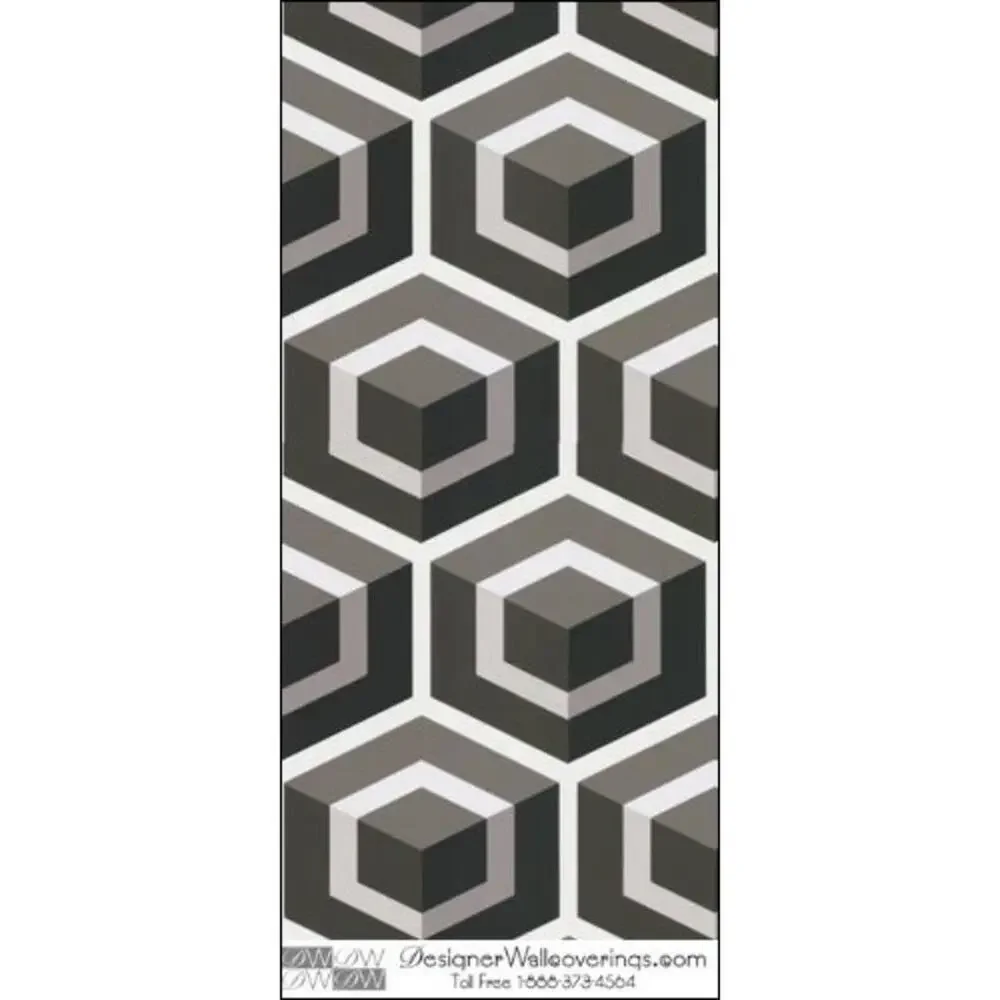 Hexagon Dark Grey WallPaper by Cole & Son